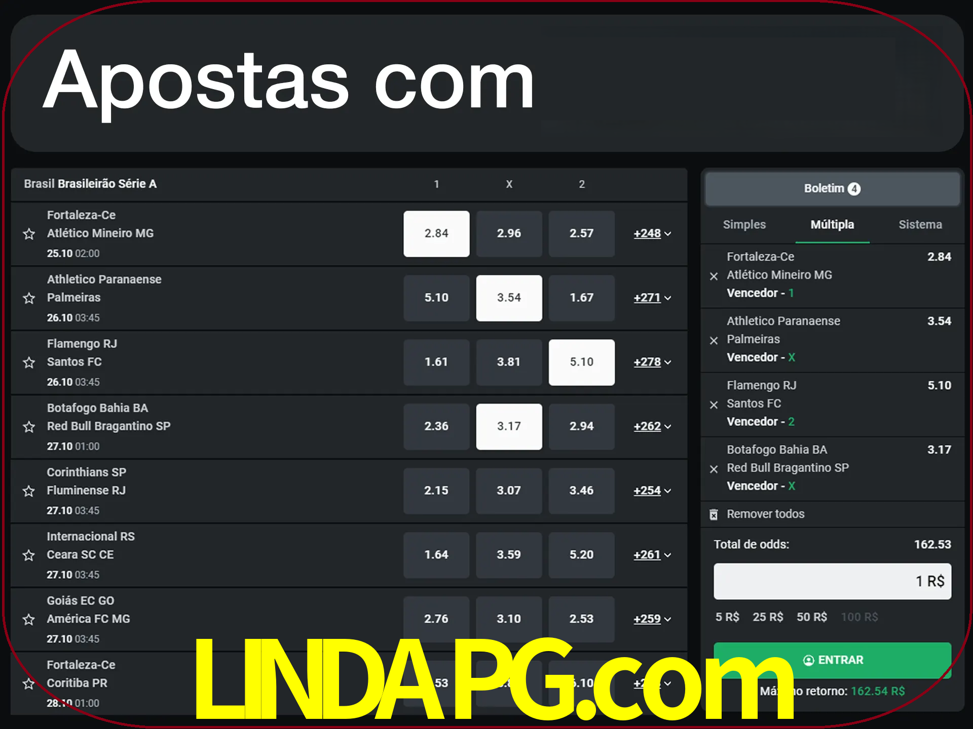 Aposte em vários diciplines com LeonBet.